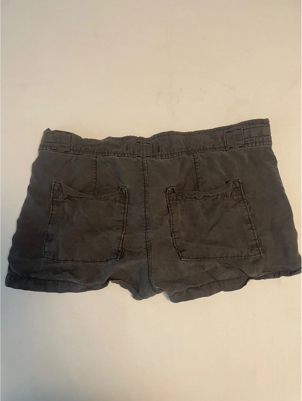 Free People Gray Cotton Casual Shorts Size 2